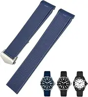 [FFHAO] 20mm 22mm Rubber Silicone Watch Strap Fit for Tag Heuer CARRERA AQUARACER 300 WAY201A WAY211C Watch Accessories