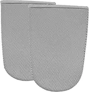 Hoement 1 Pair Half Palm Foot Protector Riding Overshoes Toe Socks Protective Shoe Cover Outdoor Overshoes Socks Bicycles Toe Covers Insulated Boot Covers Neoprene Grey