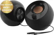 Pebble 2.0 USB Desktop Speakers Black 51MF1680AA000 Compact PC Audio