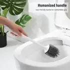 Ecoco Toilet Brush And Holder Set Toilet Bowl Brush Bathroom Hollow Drainage