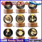 LF# Outer Space Desk Lamp Crystal Ball Lamp Night Light for Home Bedroom Decorat