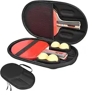 Table Tennis Racket Bag | Table Tennis Organizer,Protective Hard Dustproof Portable Zippered Cover for Gym Sports Outdoor Equipment Travel Accessories Women Men