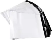 Operitacx 100Pcs Self Sealing Plastic Mailer Bags White Logistics Envelopes Packing Bags for Peel Seal Express Packaging