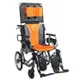 【均佳】鋁合金躺式輪椅／骨科腳升將可拆手／後輪16吋座寬18吋（JW-020）廠商直送