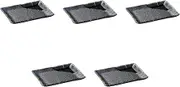 Set of 5 Nanban Ran Tokusa 7.0 Grilled Dishes [8.0 x 5.5 x 0.9 inches (20.3 x 14 x 2.3 cm) | Setomonohonpo