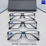 CARL ZEISS 眼鏡架 ZS75008 純鈦腿男士時尚方形眼鏡輕量鏡框僅 12 克辦公商務眼鏡眼鏡舒適鏡框佩戴 7