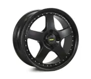 To Suit MAZDA CX-7 WHEELS PACKAGE: 17x7.0 17x8.5 Simmons FR-1 Satin Black and...