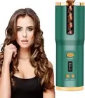 Automatic Cordless Hair Curler, Rechargeable Curling Iron with Built-in Battery