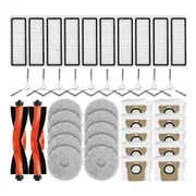 For Robot Vacuum X20+ / X20 Plus Replacement Parts Accessories Main Side Brush Hepa Filter Mop Cloth Dust Bag