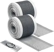 2 Roll Disposable Hair Catcher for Bathroom Kitchen,Shower Drain Mesh Stickers Shower Drain Hair Trap Strainer Filter Sink Strainer Stickers Floor Drain Stickers
