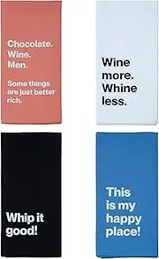 Davis & Waddell Slogan CDU Tea Towel, Assorted