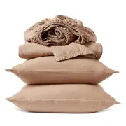 Coyuchi Relaxed 4 Piece Linen Sheet Set, California King
