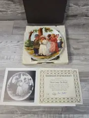 1985 "Here Comes the Bride," Edwin M. Knowles Collector Plate Limited Edition -