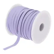 1/4 Inch Double Fold Bias Tape Continuous Bulk Bias Tape (Light Purple 25 Yards)