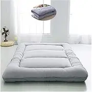 Thicken Floor Mattress Moisture Proof Warm Foldable Mattress Topper Single Double Sleeping Mat Student Dormitory Futon Mattress(D,100x200cm(39x79inch))