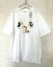 Graniph Men XL With Tag, Karasu Bread Shop T-Shirt Kako Satoshi Picture Book JPN