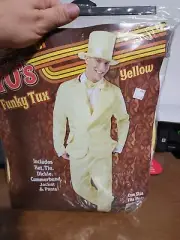 Funky Tux Yellow Tuxedo Mens Costume by Rasta Imposta 12151