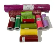 Mesh Ribbon Tulle Assortment for Crafts Wreaths Bows Supplies Mixed Lot New