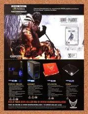 Lost Planet Original 2007 Ad Authentic Nvidia Vigor Gaming PC Video Game Promo