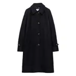 [Prada] Prada Button-front Wool Coat 40 IT BLUE
