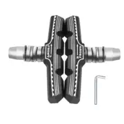 1 Pair Bicycles Brake Blocks Kits with Wrench, Nut and Shims Brake Pads