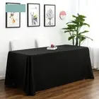 Elegant Tablecloth for Ceremonial Uses 160 180cm in Red White and Black