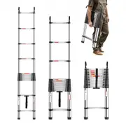 VEVOR Telescoping Ladder Stainless Steel Extension Step 5030mm Portable Ladders