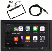 JBL 7" Touchscreen Double-DIN Bluetooth AM/FM Receiver, Rear View Backup Camera