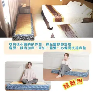 【凱蕾絲帝】台灣製造-冬夏兩用臻愛沁涼紙纖高支撐三折單人加大記憶聚合床墊-3.5尺