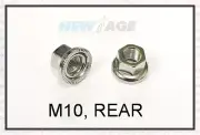 Pair Track Axle Nuts Bicycle Wheel Raod Track Fixie Vintage Rear M10