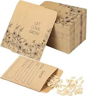 150 Pieces Seed Envelopes 3.15 × 2.36 IN Seeds Packets Storage Organizer Self Adhesive Small Paper Sealing Envelopes for Flower Vegetable Seed Storage