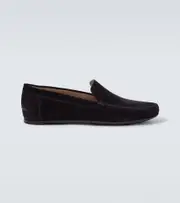 [Manolo Blahnik] Manolo Blahnik Suede loafers AU 7.5 blue