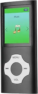 MP3 Player Support 64G TF Card, Portable HiFi Music Player with Voice Recorder, FM Radio, Photo Viewer, E-Book Player, MP3 Player for Kids Gifts Students (Black)