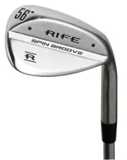 Rife Spin Groove Ladies Std RH Golf Wedge Set 56 Degree Sand SW Bite Grooves