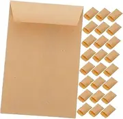 Hohopeti Gardeners Favorite Pcs Kraft Paper Seed Storage Envelopes User-friendly Lick Stick Labeling Surface