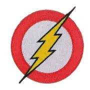 The Flash 10" Logo Sew Iron On Badge Embroidery Applique Patch