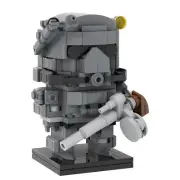 Brickheadz Fallout Mech Suit, Creative Building Blocks MOC7173 Kit (205 PCs)