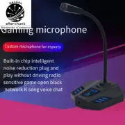 Gooseneck Condenser Microphone 3.5mm Desktop Mic for PC Meetings Podcasting