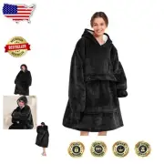 Extra Cozy Oversized Sherpa Hoodie Blanket for Kids - Birthday Essentials