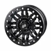 4/156 Tusk Nebo Beadlock Wheel 14x7 5.0 + 2.0 Matte Black