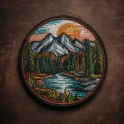 Seek Adventure Mountain Forest Lakes PATCH embroidered iron-on Applique Souvenir