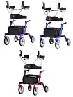 Nova Phoenix Rise Up Rolling Mobility Walker Rollator - 3 COLOR CHOICE NEW