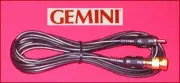 12Ft RCA Cable & GOLD RF Coax TV Adapter for Coleco Gemini Atari 2600 System