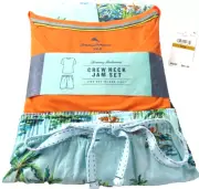 Tommy Bahama Men's 2 piece Crew Neck Jam Set Pajama lounge Shirt Shorts 3XLB NWT
