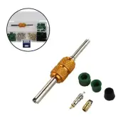 AC Manifold Gauge Repair Tools 71pcs Set Air Condition Kit 10pcs Valve Cores New