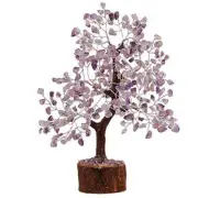 Amethyst Natural Gemstone Crystal Money Tree Good Luck Prosperity Feng Shui