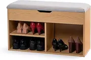 Stool Rack Storage Box Cupboard Organiser Shelf Shoe Cabinet Bench 80cm