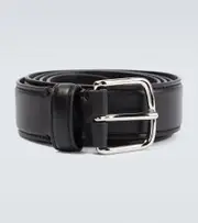 [The Row] The Row Classic leather belt Inch 36 black