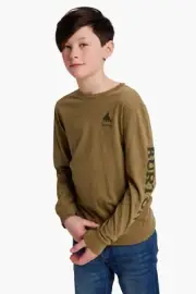 Burton Kids Elite Long Sleeve T-Shirt - Martini Olive Small