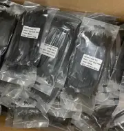 6" to 16" INDUSTRIAL BLACK WIRE CABLE ZIP UV NYLON TIE WRAPS TIE US SELLER